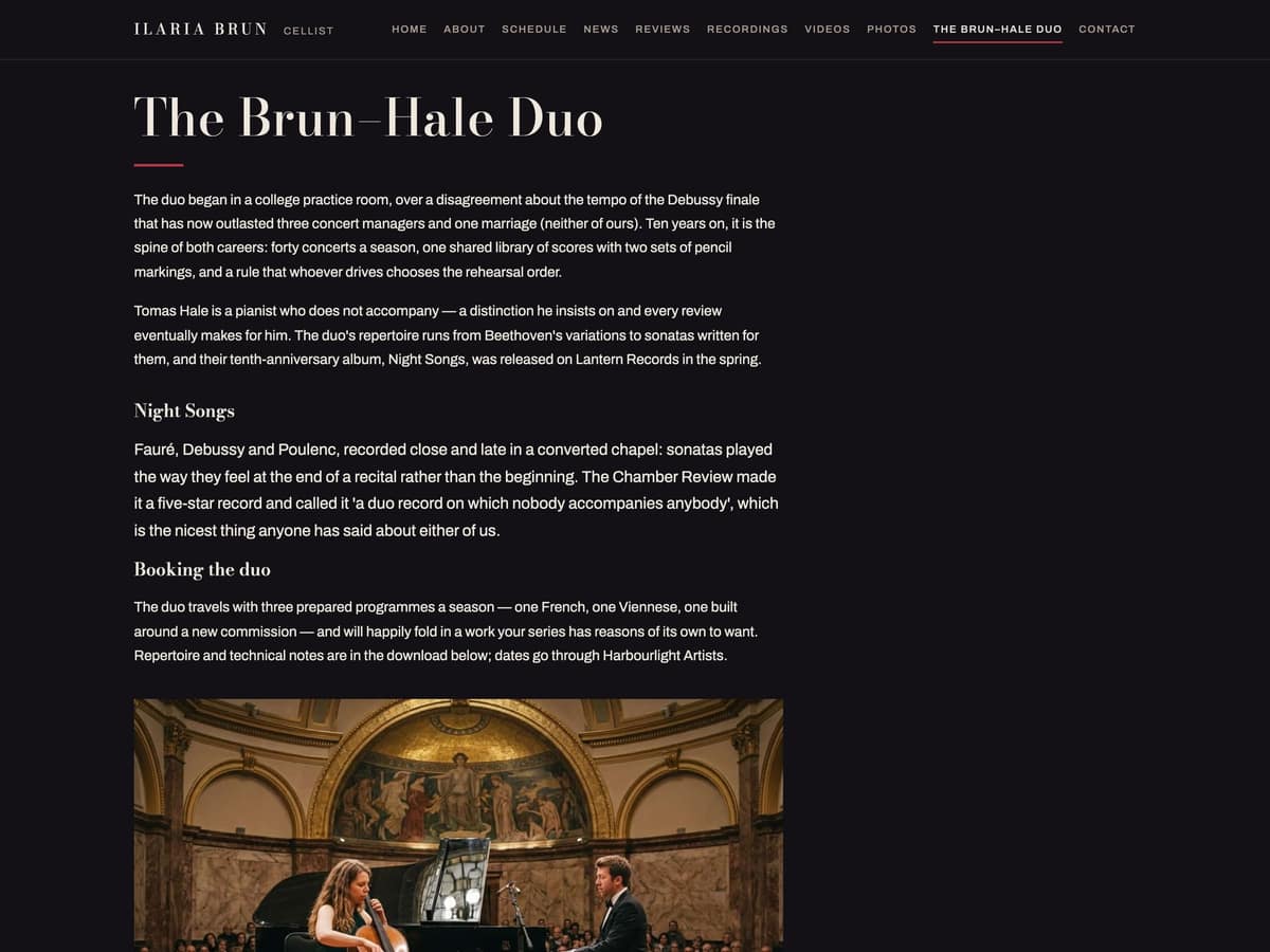 Duo — Ilaria Brun